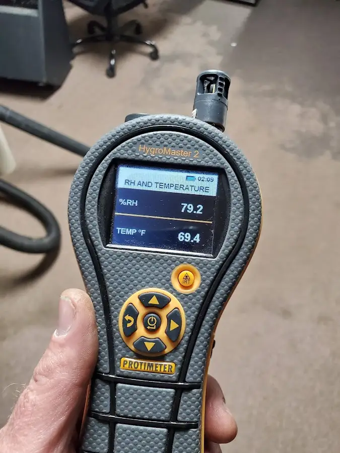 Moisture meter humidity assessment for Mold Remediation & Removal in Juneau